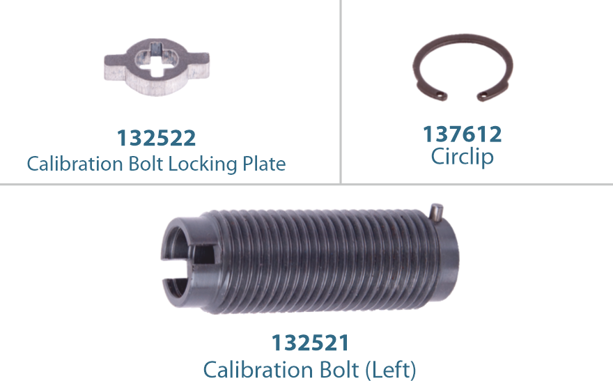 Caliper Calibration Bolt Kit (Left)