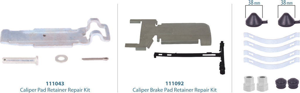 Caliper Brake Pad Retainer Repair Kit