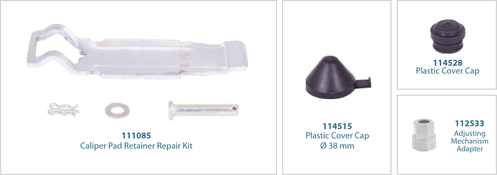 Caliper Brake Pad Retainer Repair Kit