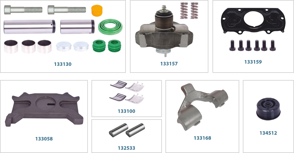 Caliper Complete Repair Kit (Left)