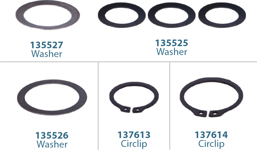 Caliper Mechanism Washer Kit