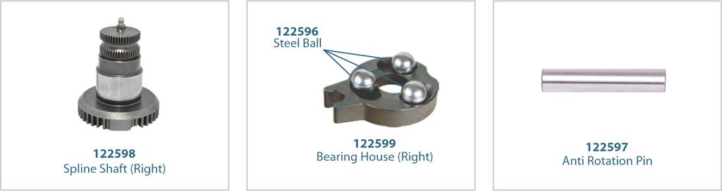 Caliper Spline Shaft Kit (Right) 