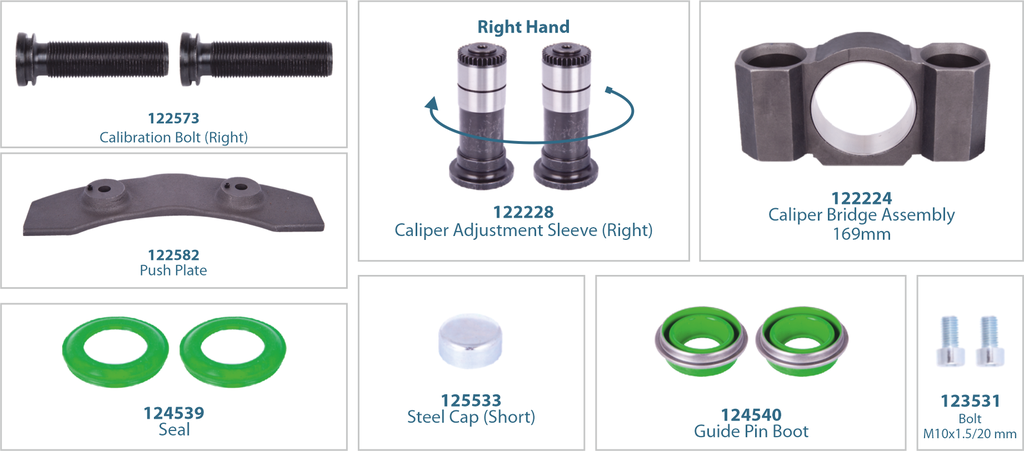 Caliper Repair Kit (Right)