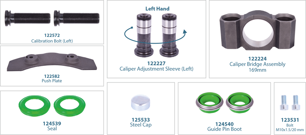 Caliper Repair Kit (Left)