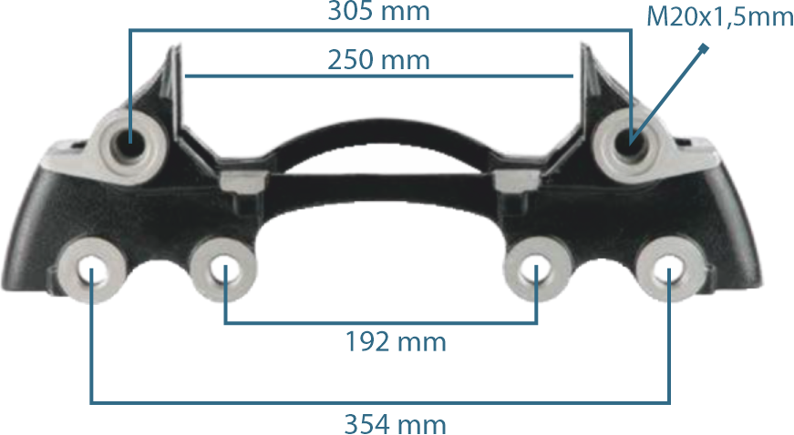 Caliper Carrier D LISA