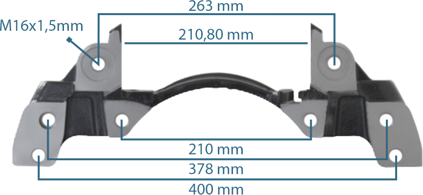 Caliper Carrier PAN22 Right