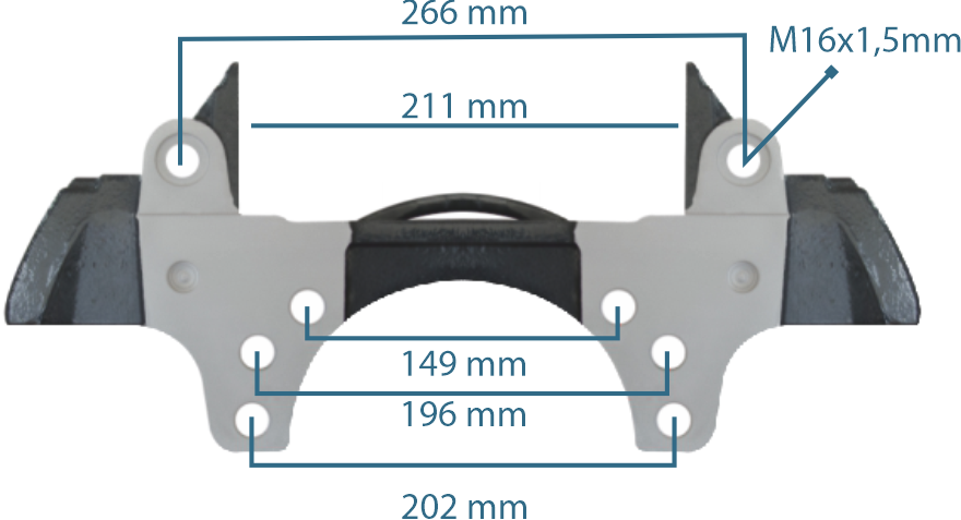 Caliper Carrier Schmitz Trailer