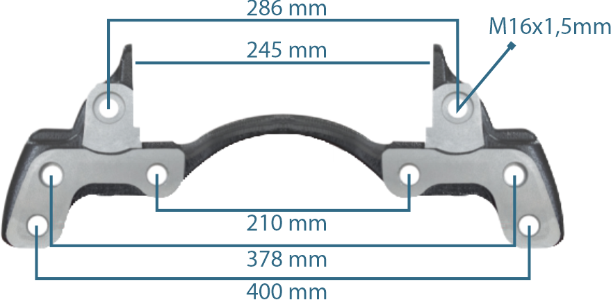 Caliper Carrier 22.5" (Left&Right)