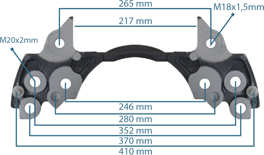 Caliper Carrier Elsa 225