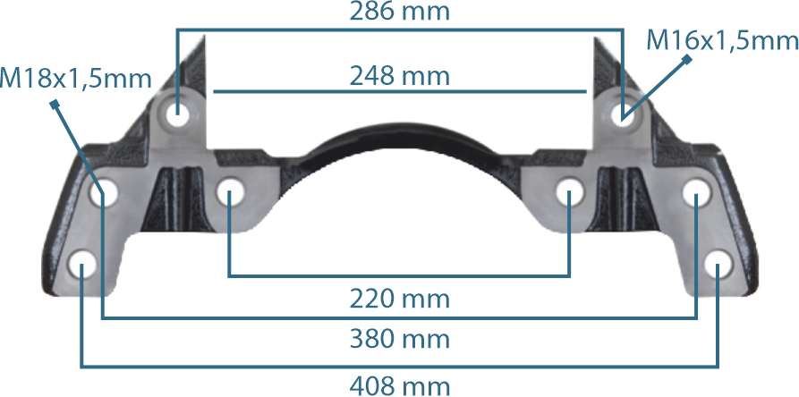 Caliper Carrier MAN TGA