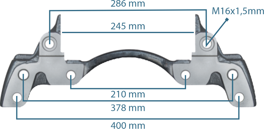 Caliper Calipper Carrier MB4140