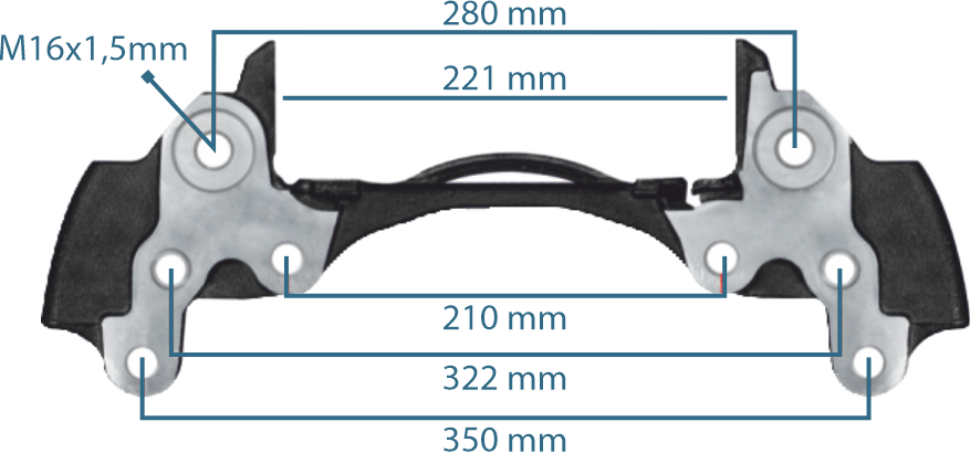 Caliper Carrier Mb Arocs (Right)