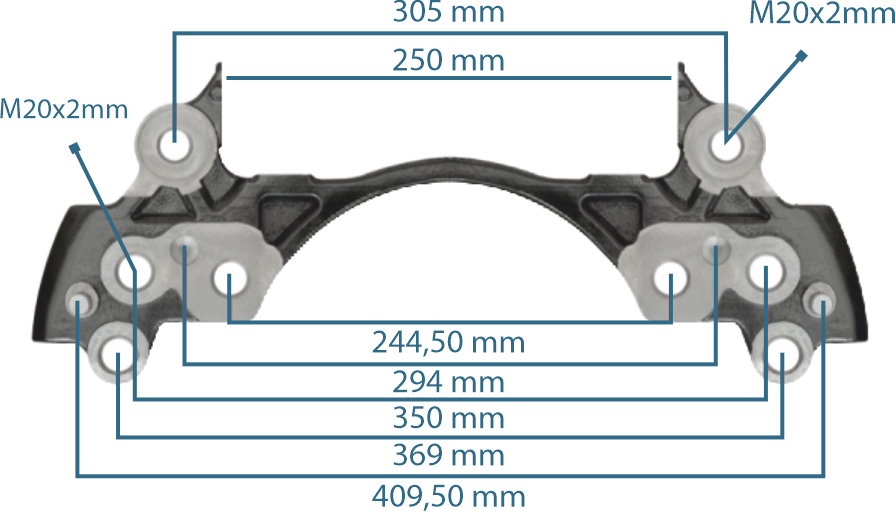 Caliper Carrier Renault 440