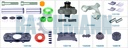 Caliper Complete Repair Kit (Right)