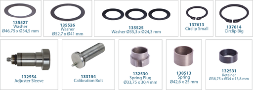 [133155] Caliper Adjusting Mechanism Kit