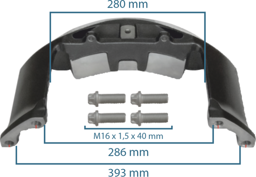 [122409] Caliper Bridge Kit 