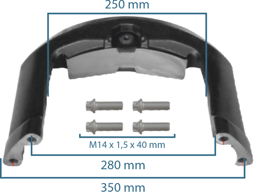 [122408] Caliper Bridge Kit  