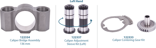 [122339] Caliper Bridge Assembly (Left) 