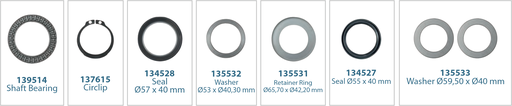 [133116] Caliper Mechanism Washer Kit