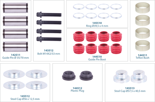 [144011] Caliper Repair Kit 