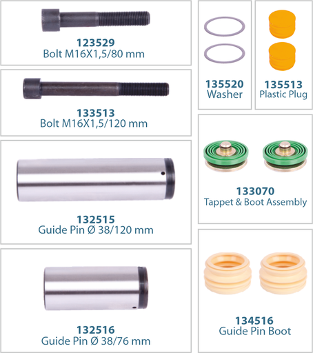 [133068] Caliper Repair Kit