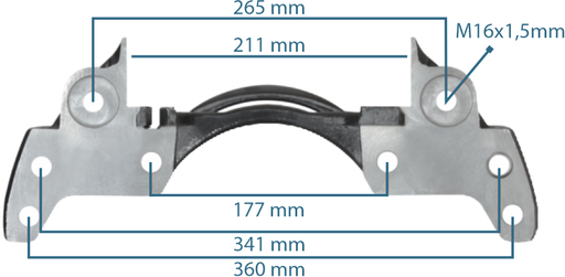 [133219] Caliper Carrier 19.5" Left