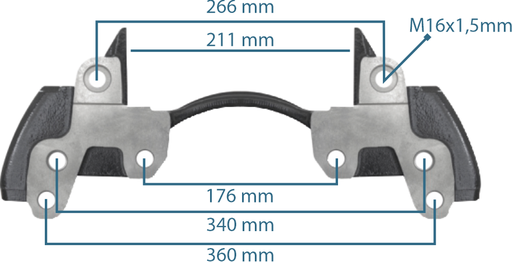 [111321] Caliper Carrier 19.5" Left&Right