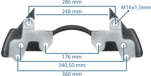 [111322] Caliper Carrier 19.5" Left&Right