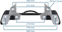 Caliper Carrier 22.5" SK7