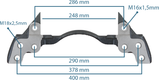 [111323] Caliper Carrier 22.5" Left&Right SCANIA