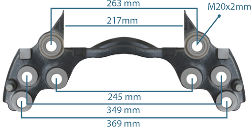 [122304] Caliper Carrier C DUCO