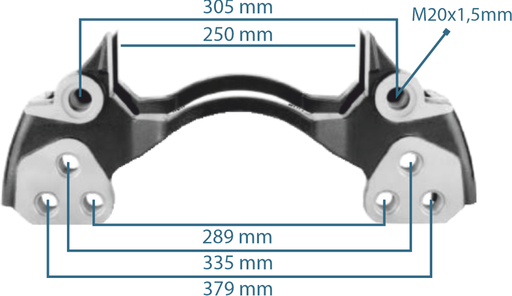 [122300] Caliper Carrier D LISA