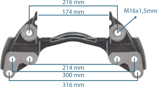 [111331] Caliper Carrier MB ATEGO