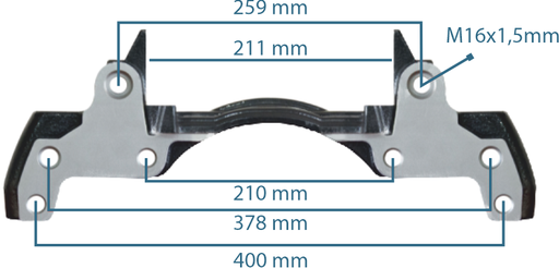 [144134] Caliper Carrier Modul T