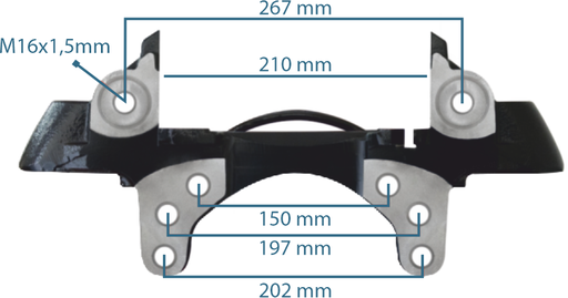 [133224] Caliper Carrier Right SCHMITZ