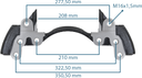 Caliper Carrier SL7 Rear 22,5" (Left-Right)