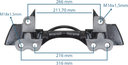 Caliper Carrier 22.5"