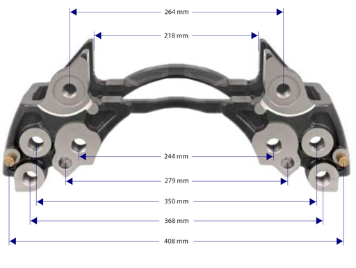 [122297] Caliper Carrier Elsa 225 Without Pin