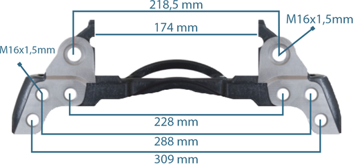 [111201] Caliper Carrier Man 12-160