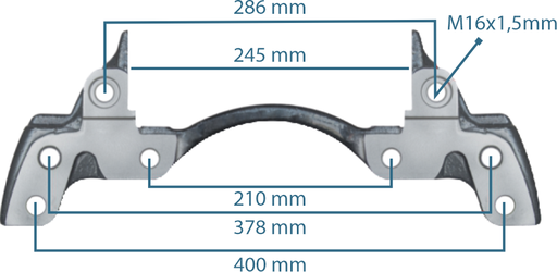 [111221] Caliper Calipper Carrier MB4140