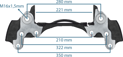 [133164] Caliper Carrier Mb Arocs (Right)