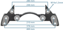 Caliper Carrier Mb Axor