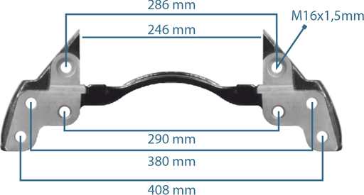 [111251LFT] Caliper Carrier Bus 22.5" Left