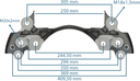 Caliper Carrier Renault 440 Without Pin